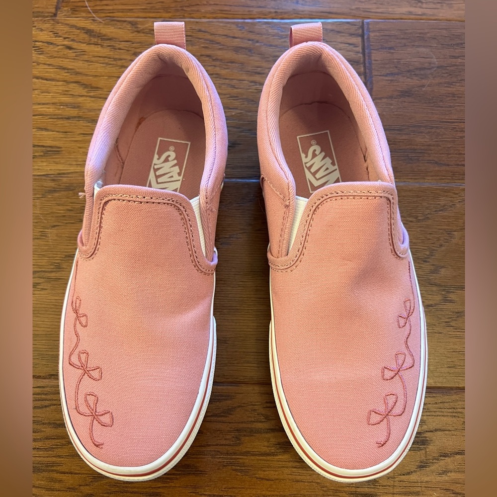 Vans Blush Pink Slip-On Sneakers